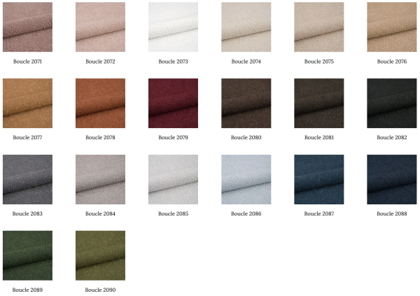 Sessel RENE Gold Bouclé